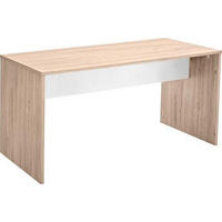JUGENDSCHREIBTISCH Wimex CARIBA 140/72/70 cm  - Eichefarben/Weiß, Design, Holzwerkstoff (140/72/70cm) - MID.YOU