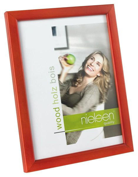 BILDERRAHMEN 18/24 cm  - Rot, Basics, Holz (18/24cm) - Nielsen