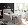 BOXSPRINGBETT 120/200 cm  in Schlammfarben  - Schlammfarben/Schwarz, Basics, Kunststoff/Textil (120/200cm) - MID.YOU