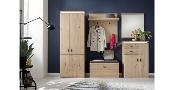GARDEROBE Eichefarben - Eichefarben, Natur, Holz (260/204/38cm) - Linea Natura