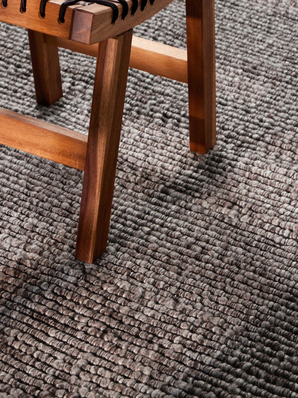 HANDWEBTEPPICH Wohnzimmer 160 cm Kollektion 1852 Wilma Multicolor, Dunkelgrau rund  - Dunkelgrau/Multicolor, Basics, Textil (160cm) - Villeroy & Boch