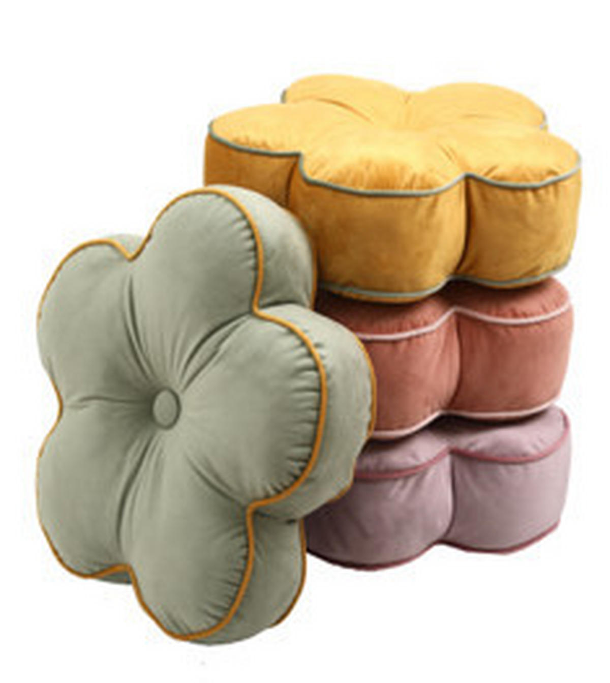 ZIERKISSEN  - Grün, Natur, Textil (45/45/10cm) - Esposa