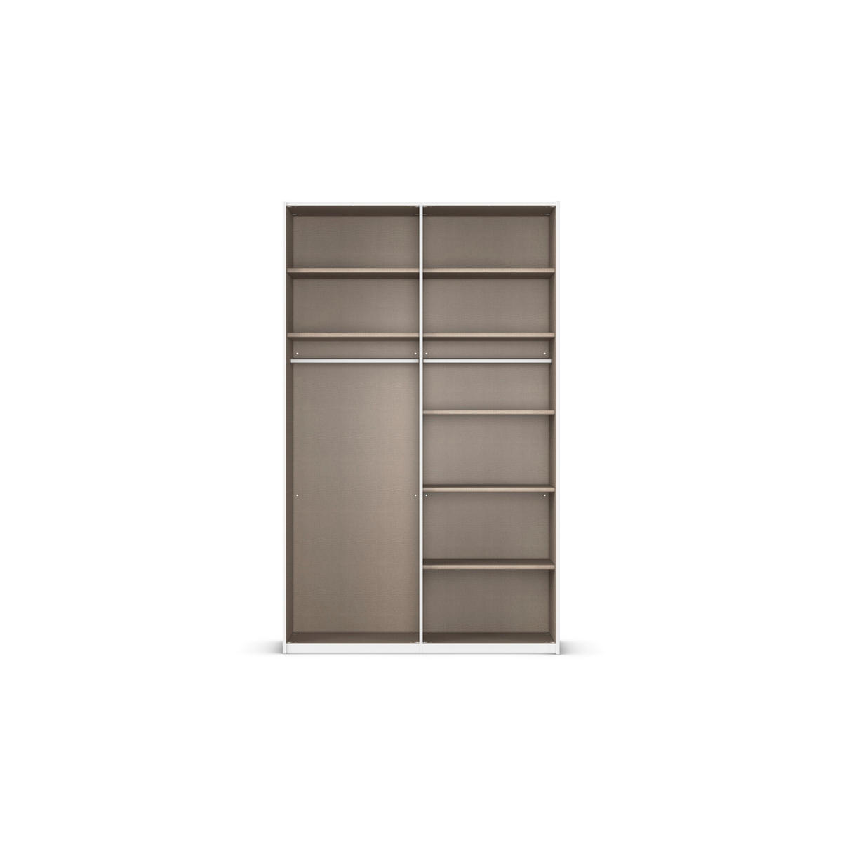 SCHWEBETÜRENSCHRANK 137/223/68 cm 2-türig Schwarz, Eiche Artisan  - Eichefarben/Schwarz, Design, Glas/Holzwerkstoff (137/223/68cm) - Xora