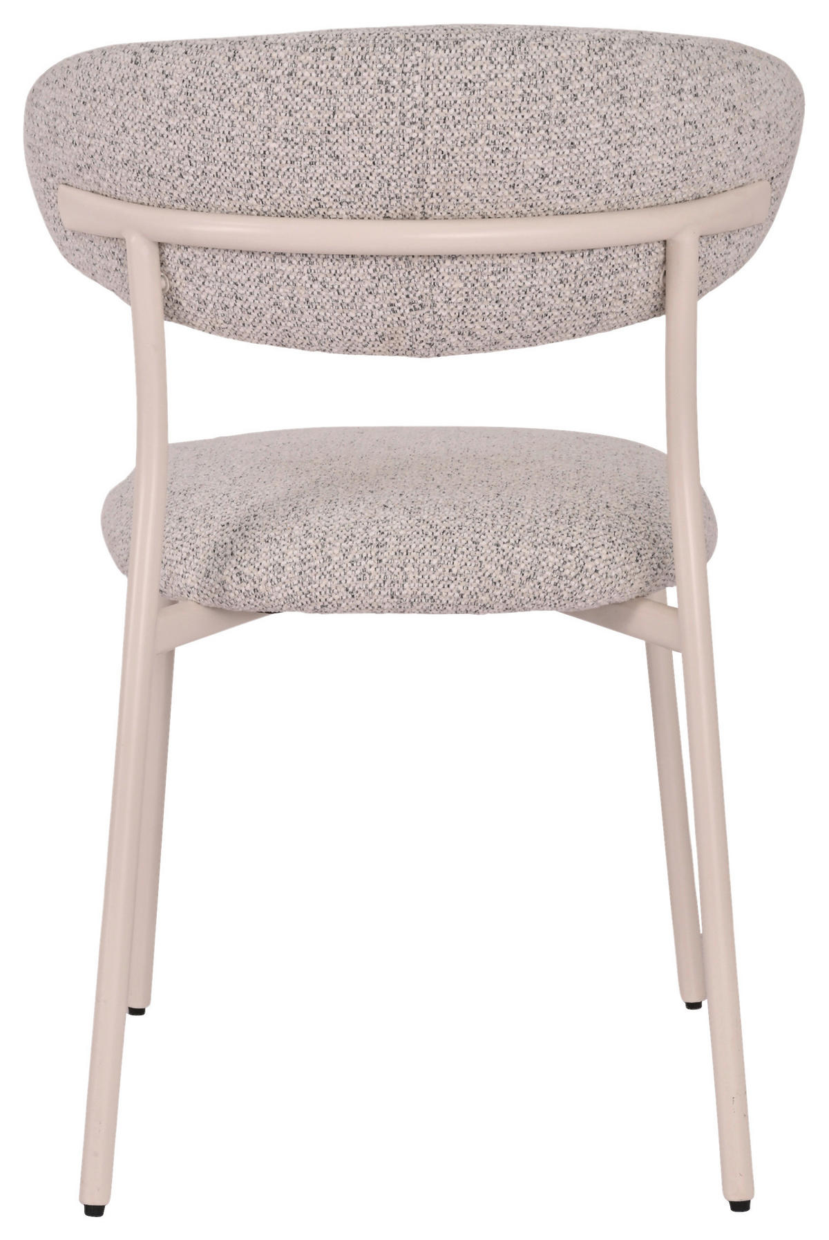 STUHL Webstoff Creme, Greige  - Greige/Creme, MODERN, Textil/Metall (55/80/61cm) - MID.YOU