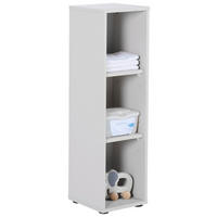 BABYUNTERSTELLREGAL 25/89/25 cm  - Schwarz/Grau, Trend, Holzwerkstoff/Kunststoff (25/89/25cm) - Jimmylee