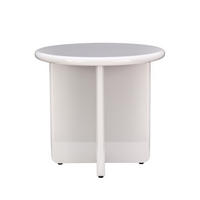 COUCHTISCH 50/50/45 cm rund Beige  - Beige, Design, Holzwerkstoff (50/50/45cm) - MID.YOU