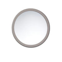 WANDSPIEGEL 72/3/72 cm  - Grau, MODERN, Glas/Textil (72/3/72cm) - Joop!