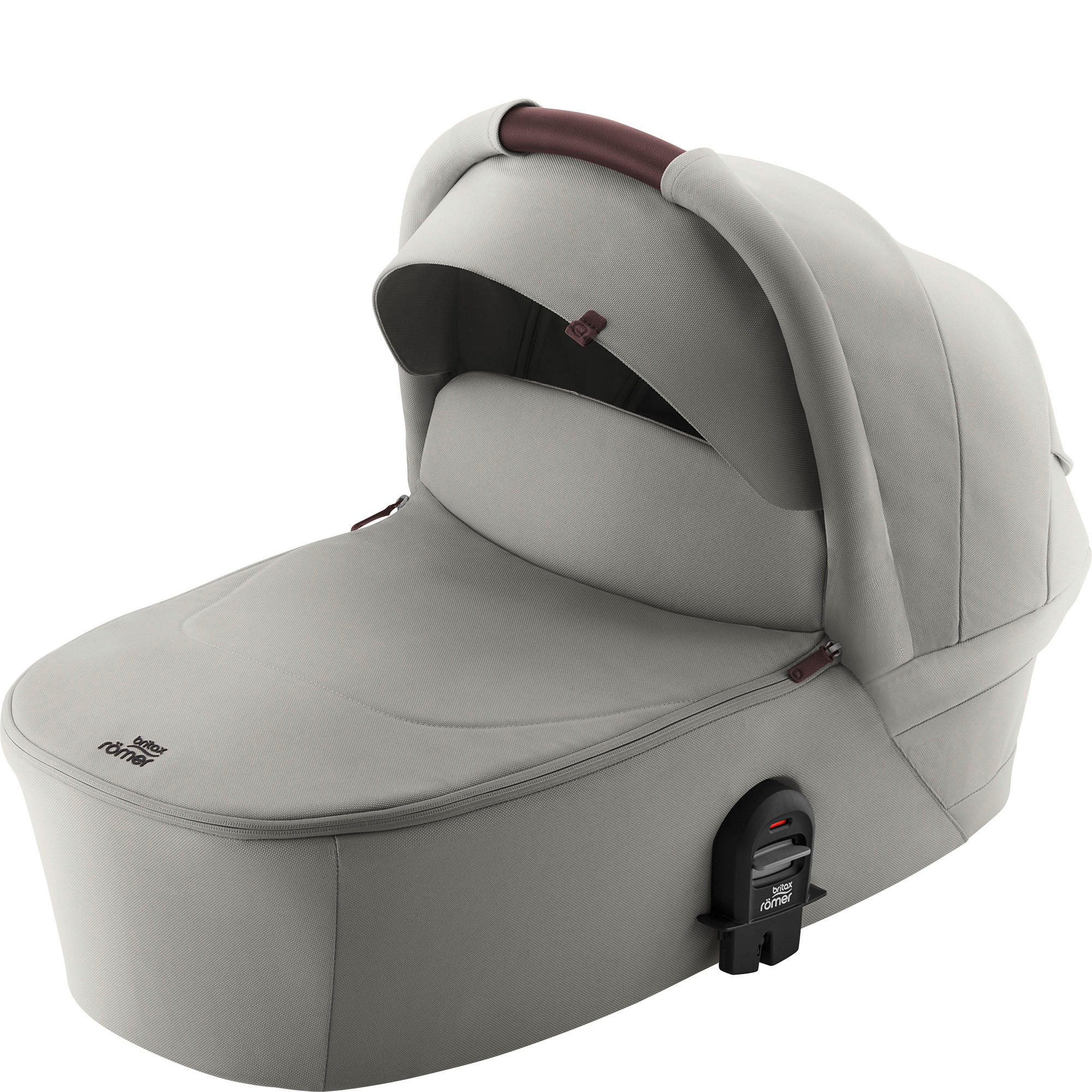 LIEGEWANNE Smile 5Z  - Hellgrau, Basics, Textil/Metall (20/43/85.5cm) - Britax Römer
