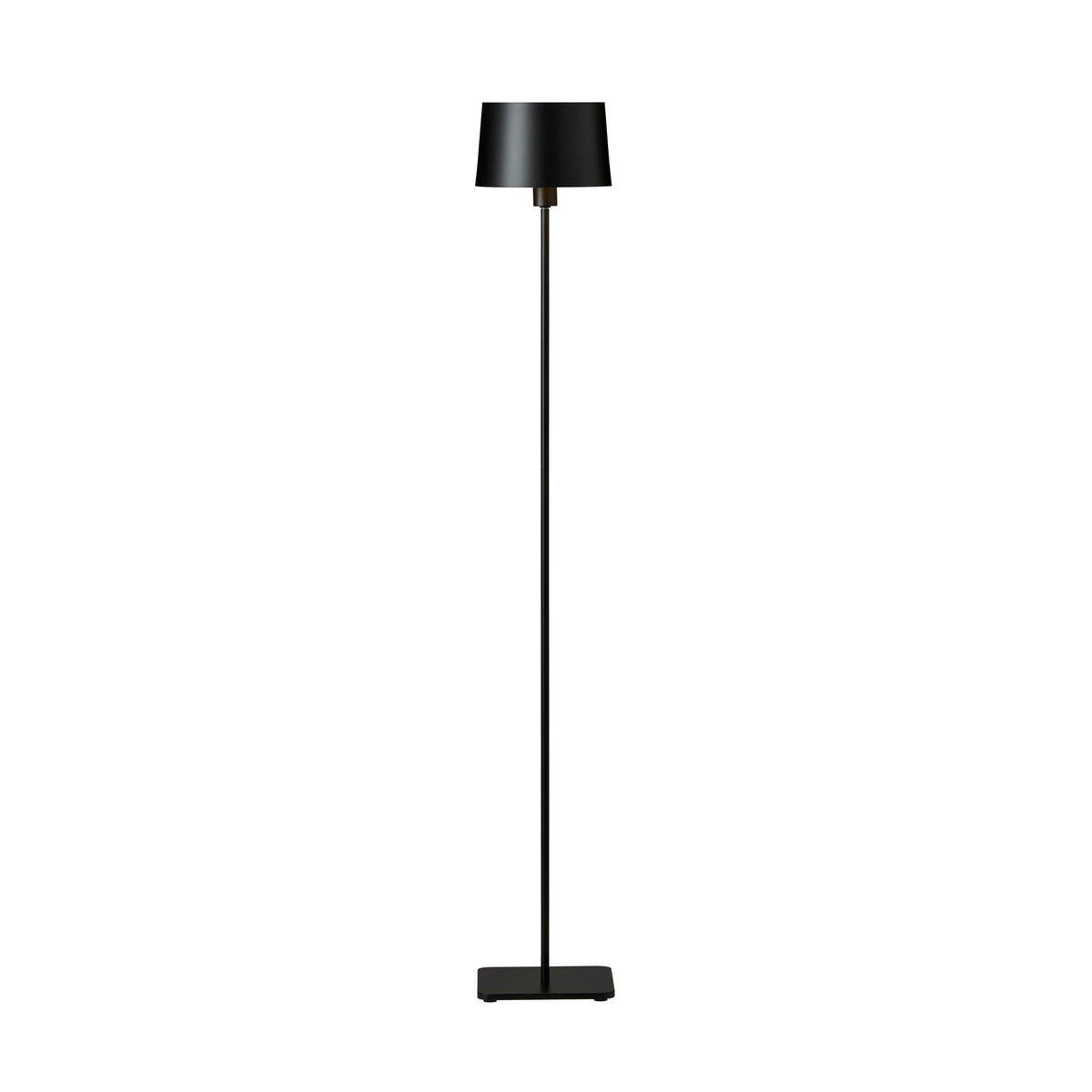 STEHLEUCHTE Minimalistisch 20/129 cm  - Schwarz, Basics, Metall (20/129cm) - Belid