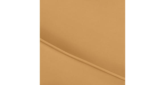 ECKSOFA  in Echtleder Senfgelb  305/163 cm  - Eichefarben/Senfgelb, Design, Leder/Holz (305/163cm) - Novel