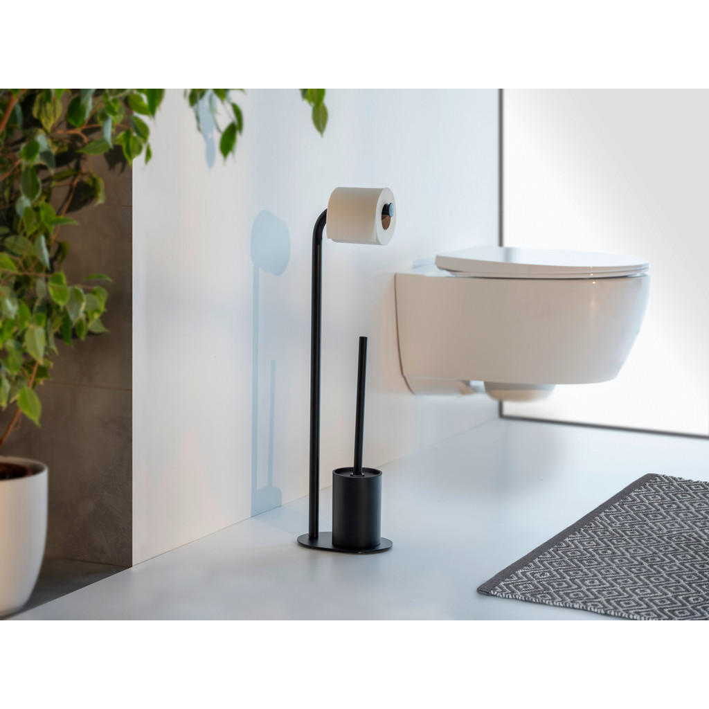 WC-Bürstengarnitur Levante Schwarz B: 23 cm