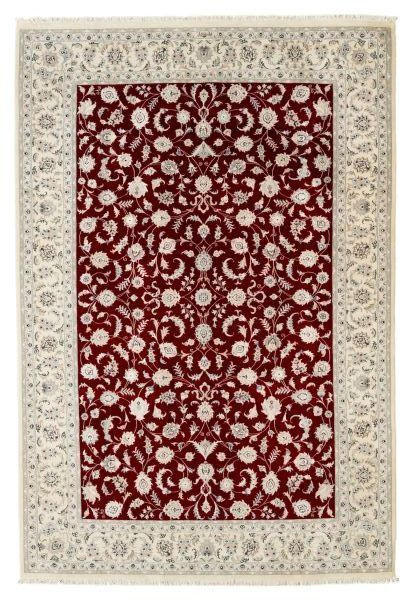 ORIENTALSKA PREPROGA NAIN  40/60 cm   rdeča  - rdeča, Konvencionalno, tekstil (40/60cm) - Cazaris