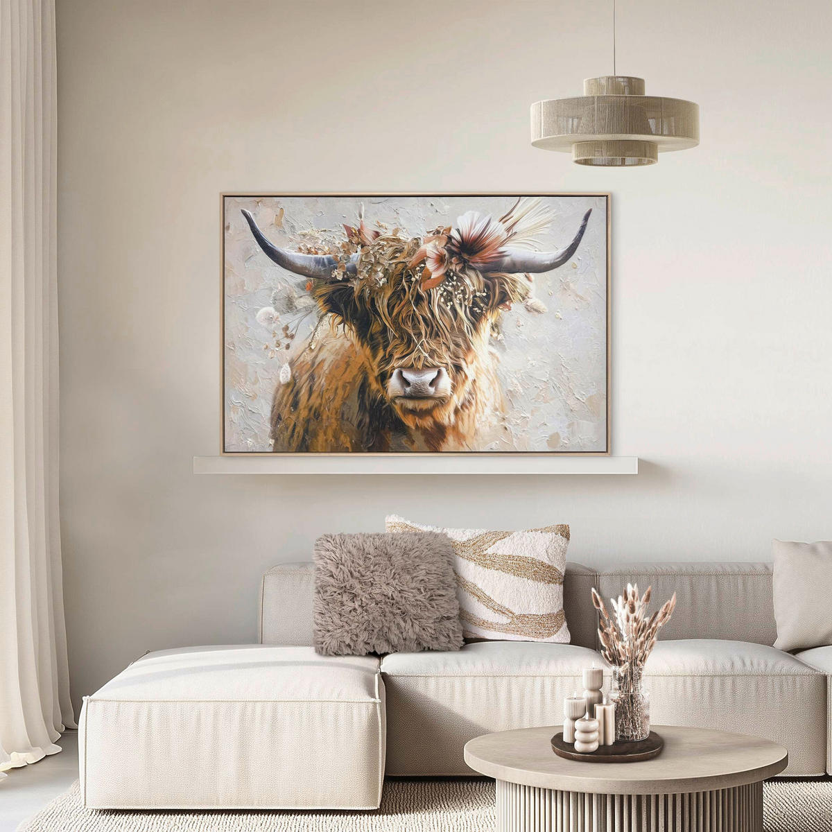 LEINWANDBILD Tiere Braun  - Braun, KONVENTIONELL, Holzwerkstoff (100/78cm) - Reinders!