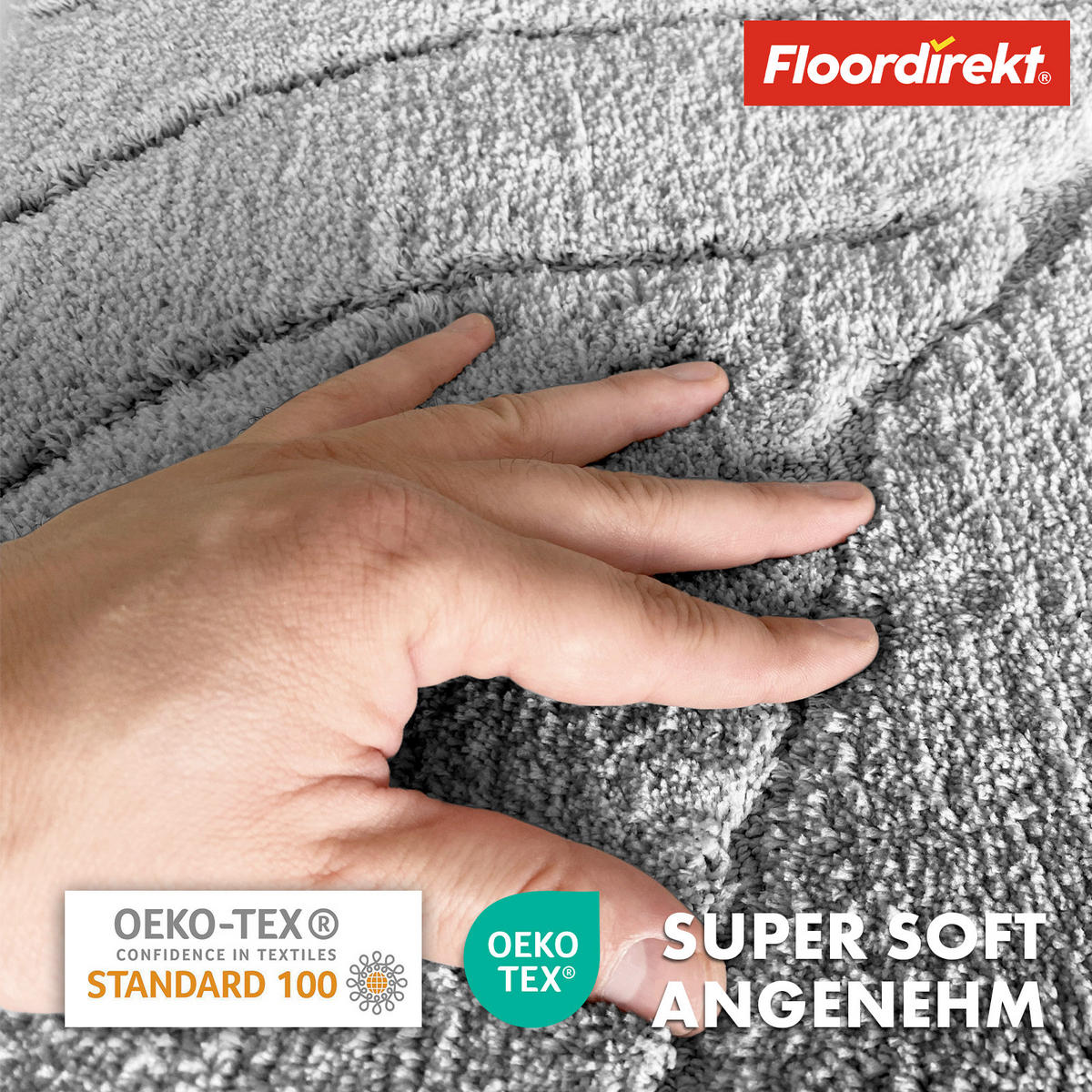 BADEMATTE Maris Silberfarben 40/60/60 cm  - Silberfarben, Basics, Kunststoff/Textil (40/60/60cm) - Floordirekt