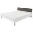 BETT - Chromfarben/Weiß, Design, Metall (153/77/216cm) - CARRYHOME