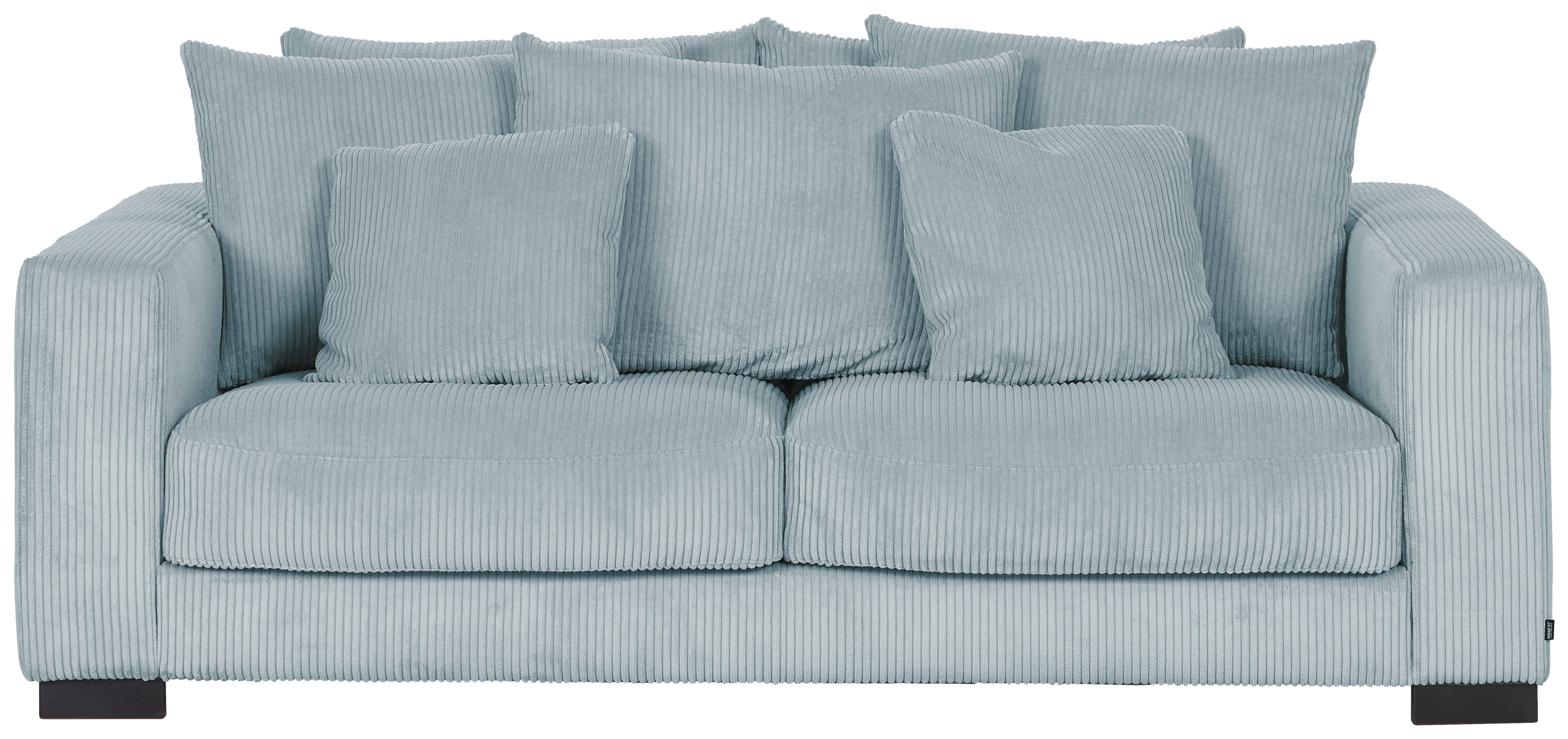 2,5-SITS SOFFA i manchester mintgrön  - mintgrön/svart, Klassisk, trä/textil (203/83/126cm) - MID.YOU