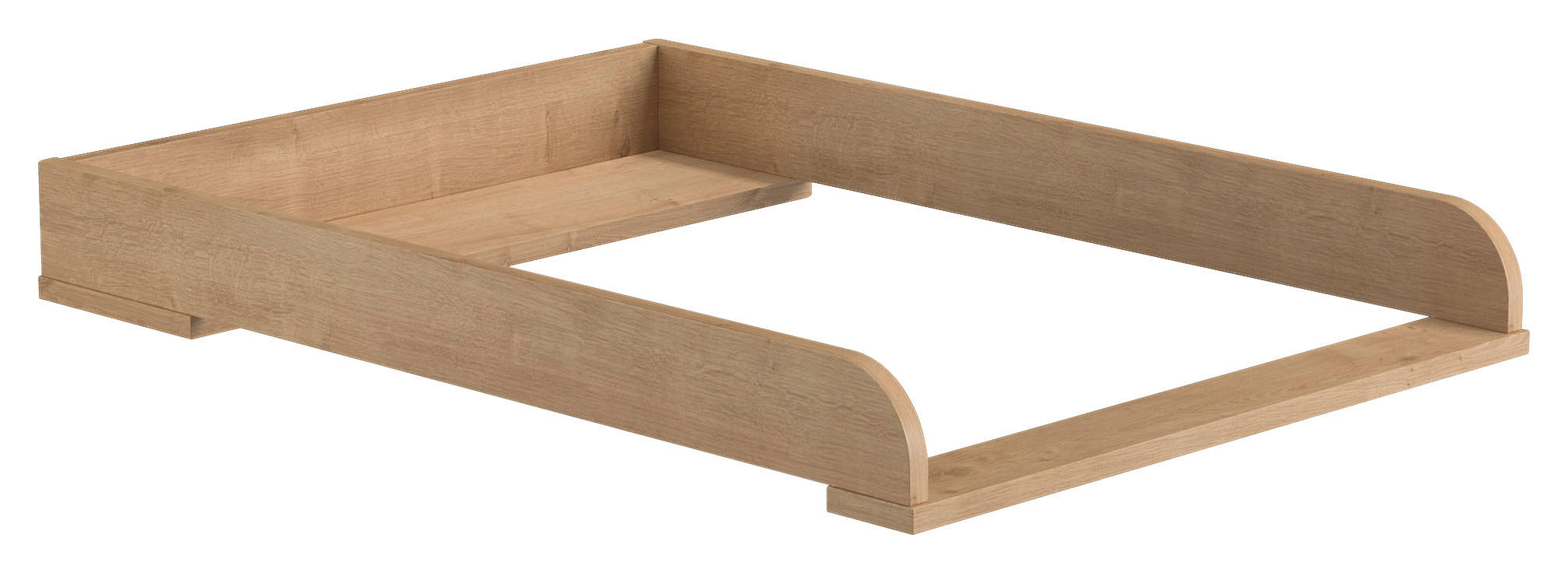 WICKELAUFSATZ - Eichefarben, MODERN, Holzwerkstoff (58,6/9,6/81cm) - MID.YOU