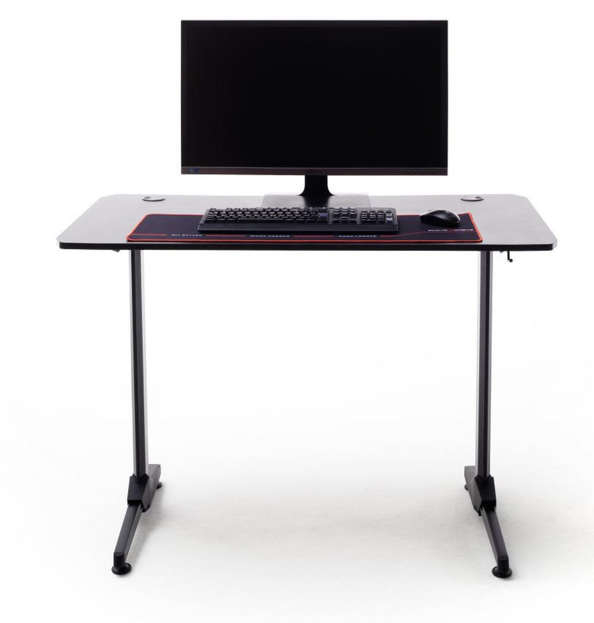 GEJMERSKI STO  crna   - crna, Dizajnerski, metal/pločasti materijal (110/75/60cm) - Dxracer