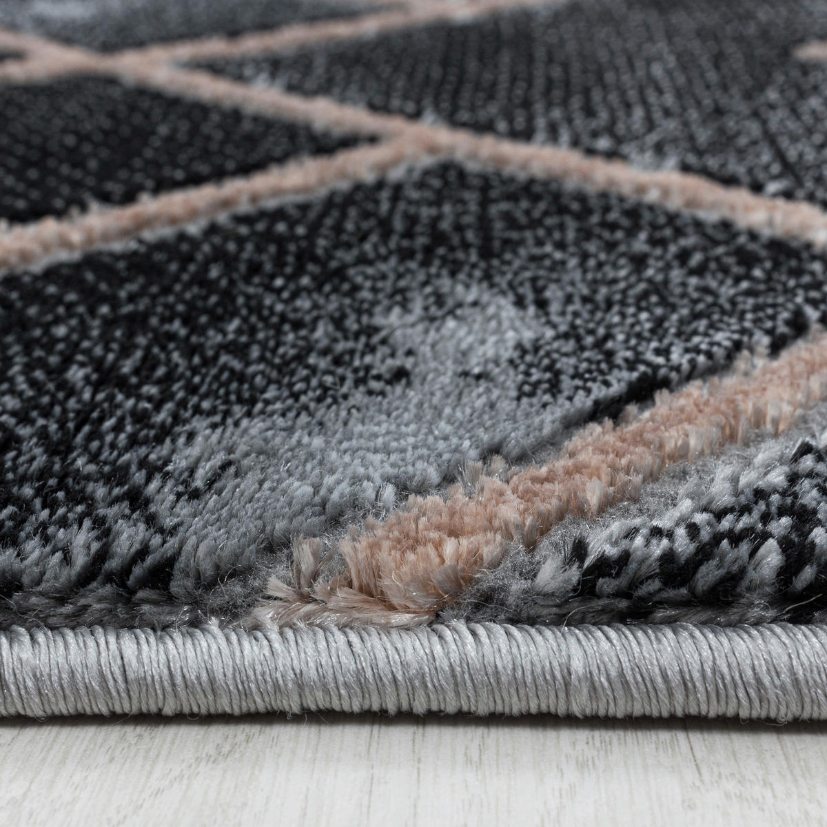 GOLVLÖPARE 80/250 cm Naxos 3814 bronze  - bronsfärgad, Design, textil (80/250cm)