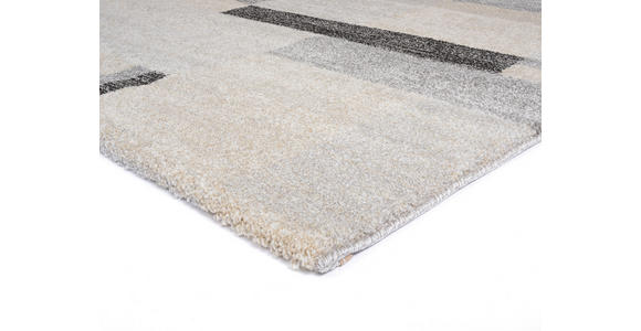 WEBTEPPICH 65/130 cm Palazzo Bloc Grau  - Grau, Design, Textil (65/130cm) - Novel