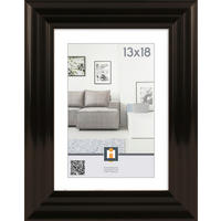 RÁM NA OBRAZY, 1 foto 13 cm x 18 cm - černá, Basics, plast/sklo (22,9/17,8cm)