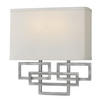 WANDLEUCHTE - Nickelfarben, Lifestyle, Metall (25.4/25,4/28,9cm) - Elstead Lighting