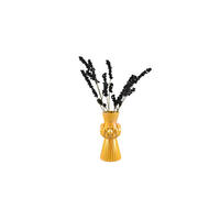 DEKOVASE  - Gelb, Basics, Keramik (13/28,5/13cm)
