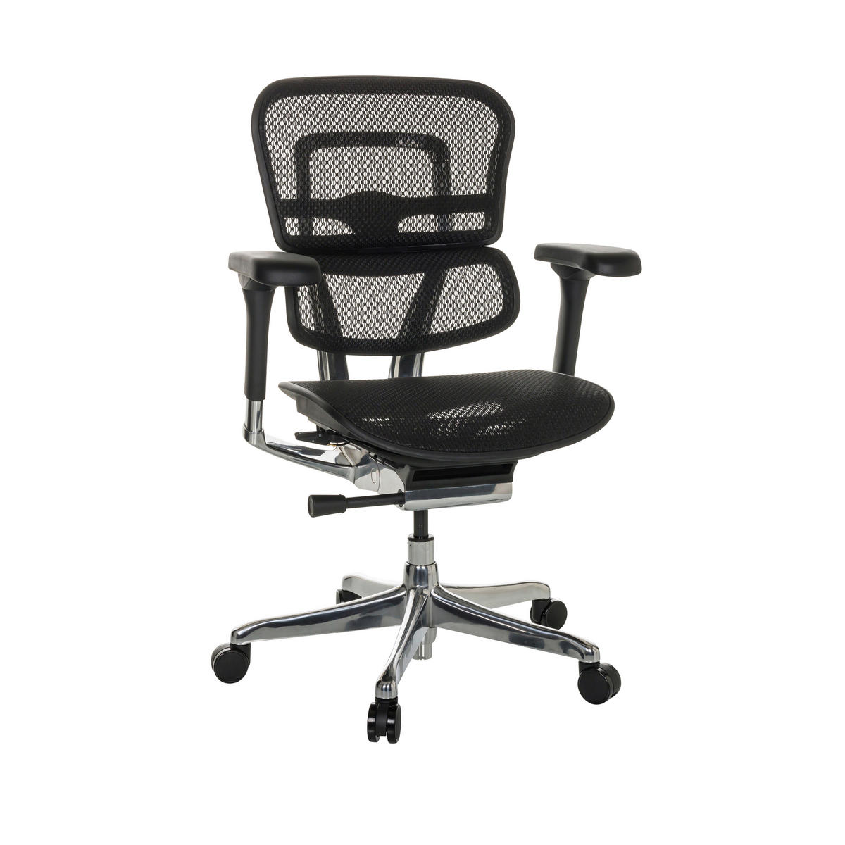SNURRSTOL  i nät svart  - silver/svart, Basics, metall/textil (69/107-122/64cm) - MID.YOU