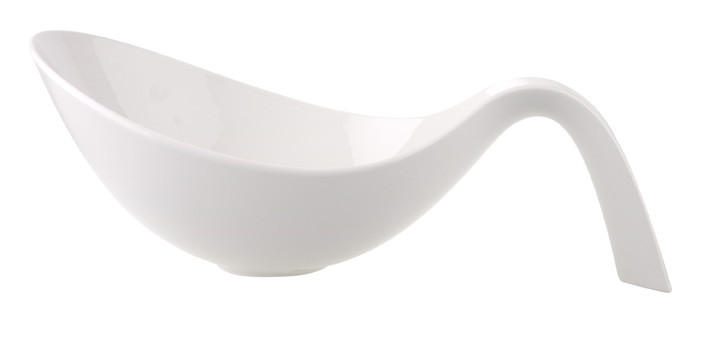Villeroy & Boch Schale Flow Weiß 26x15.8x43 cm