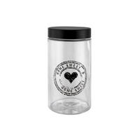 POSODA ZA SHRANJEVANJE        11/22 cm      - črna/prozorno, Basics, kovina/umetna masa (11/22cm) - Homeware