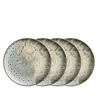 DESSERTTELLERSET CARELLIA 4-teilig  - Grau, Basics, Keramik (23/2,4cm) - Mäser