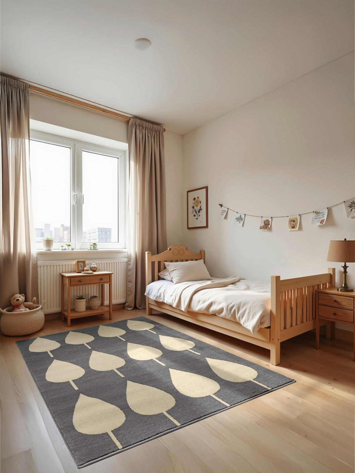KINDERTEPPICH 160/235 cm Adventures  - Pastellblau/Creme, Design, Kunststoff/Textil (160/235cm)