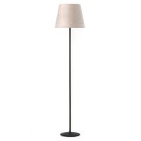 STEHLEUCHTE 28/28/173 cm    - Creme/Schwarz, KONVENTIONELL, Textil/Metall (28/28/173cm)