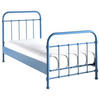 KINDER-/JUNIORBETT 90/200 cm  in Blau  - Blau, ROMANTIK / LANDHAUS, Holzwerkstoff/Metall (90/200cm) - MID.YOU