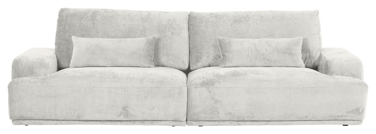BIGSOFA in Chenille Beige  - Beige/Schwarz, KONVENTIONELL, Kunststoff/Textil (282/73/115cm) - MID.YOU
