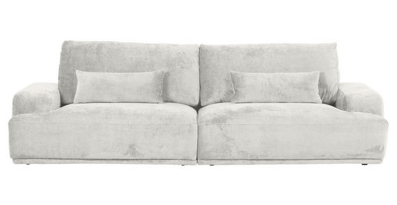 BIGSOFA Chenille Beige - Beige/Schwarz, KONVENTIONELL, Kunststoff/Textil (282/73/115cm) - Carryhome