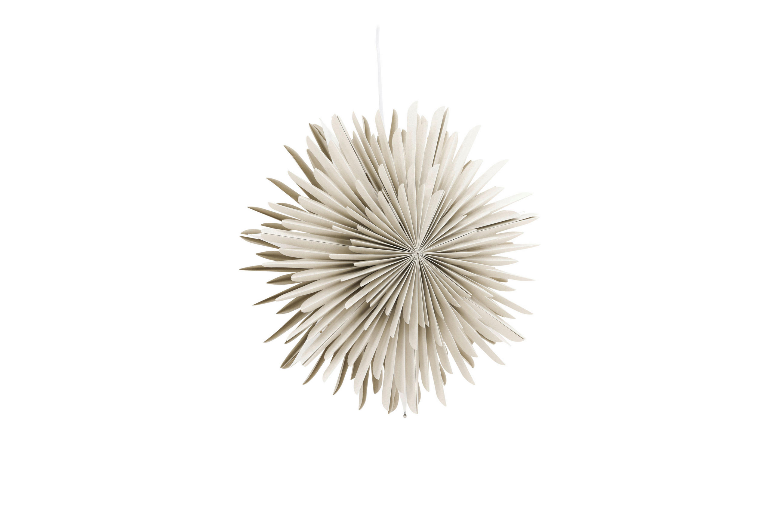 HÄNGLAMPA 46/46/18 cm  - beige, Basics, papper (46/46/18cm) - P & B