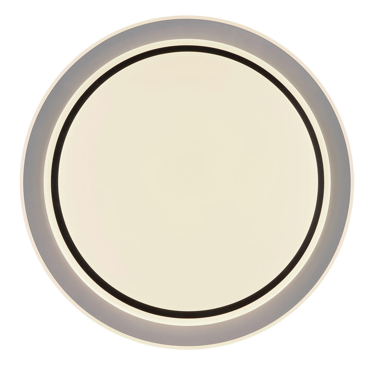 DECKENLEUCHTE 24 W  40/7 cm    - Weiss/Opal, Trend, Kunststoff/Metall (40/7cm) - Globo