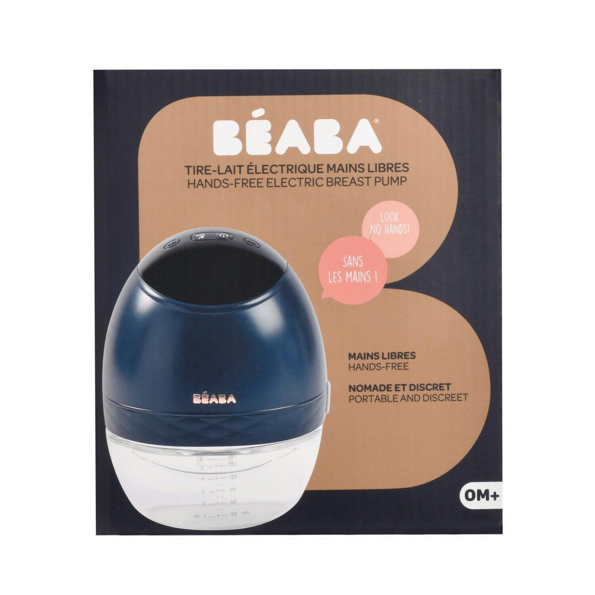 MILCHPUMPE   - Dunkelblau, Basics, Kunststoff - Beaba