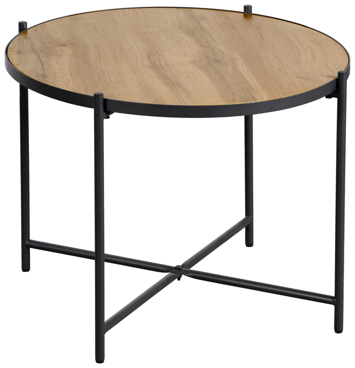 SET MIZ, črna, barve hrasta  - črna/barve hrasta, Basics, kovina/leseni material (42/43/52cm) - Boxxx