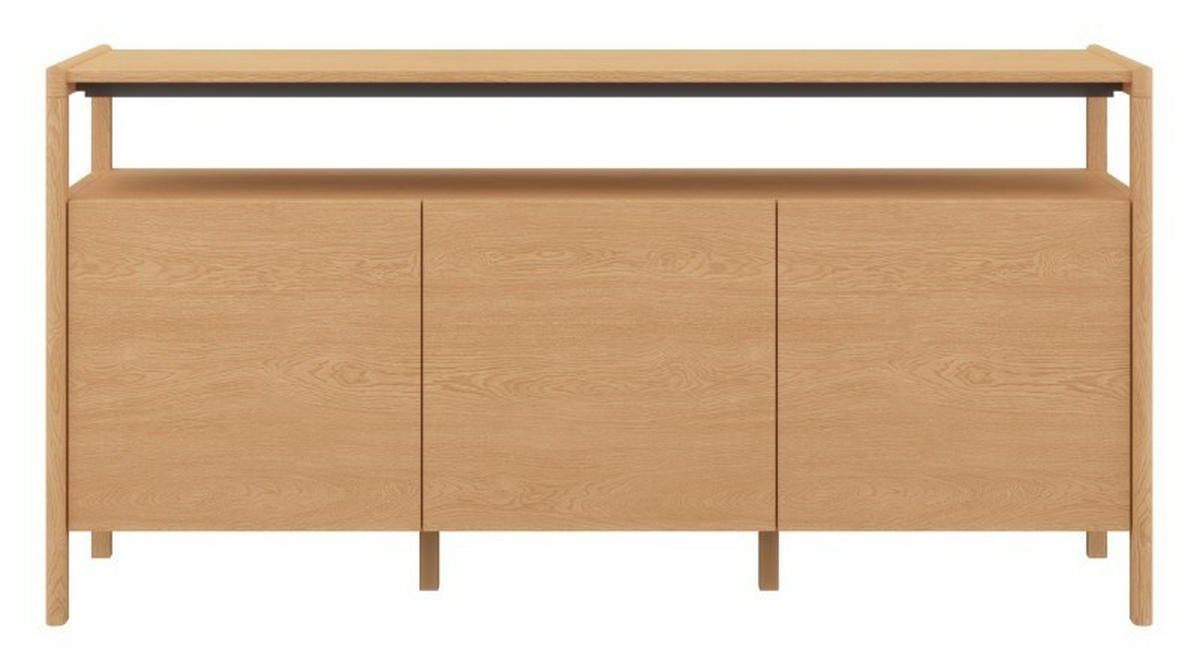 SIDEBOARD 177/89/45 cm  - ekfärgad, Design, trä (177/89/45cm) - Skovby
