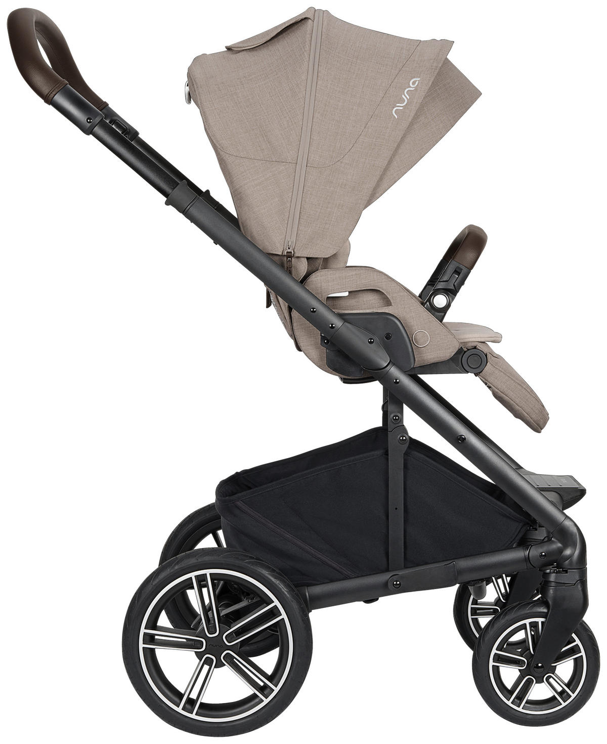 KOMBIKINDERWAGEN Mixx Next  - Schwarz, Basics, Metall (60/110/82cm) - Nuna