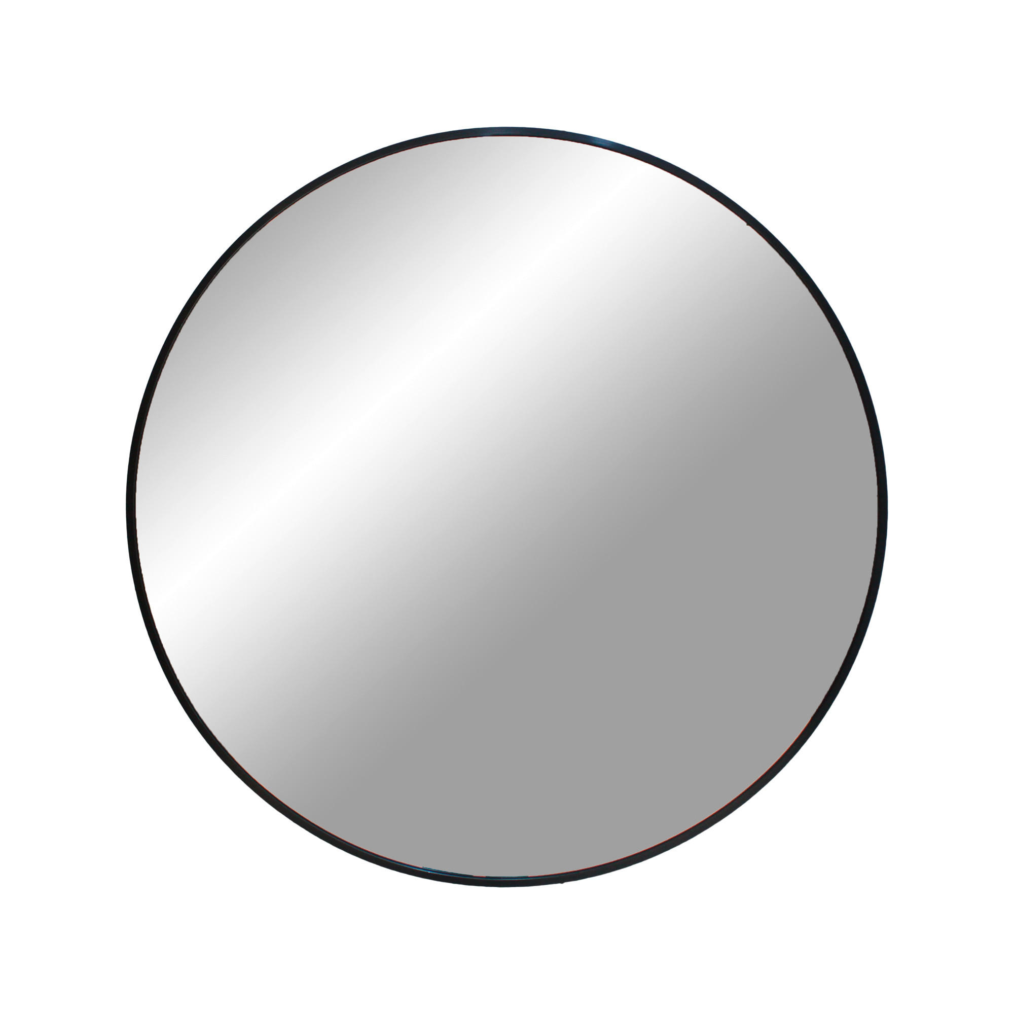 WANDSPIEGEL 60/60/3 cm  - Schwarz, Basics, Glas/Metall (60/60/3cm)