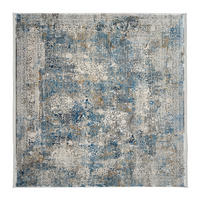 WEBTEPPICH 200/200 cm Avignon Blau, Grau  - Blau/Grau, Design, Textil (200/200cm) - Dieter Knoll