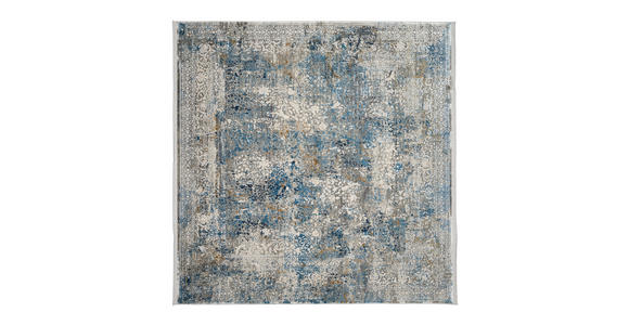 WEBTEPPICH 200/200 cm Avignon Blau, Grau rechteckig  - Blau/Grau, Design, Textil (200/200cm) - Dieter Knoll