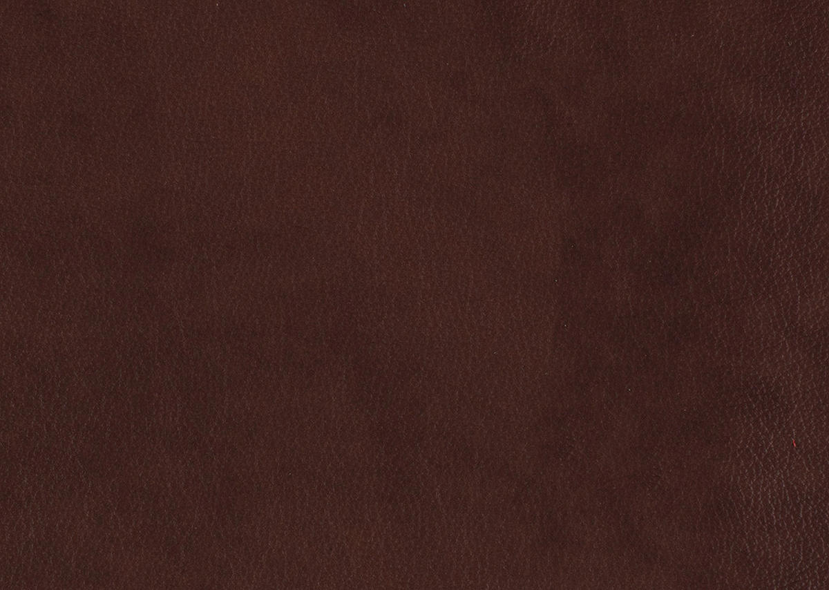 3-SITZER-SOFA in Echtleder Braun  - Schwarz/Braun, Natur, Leder/Metall (222/81/110cm) - Valdera