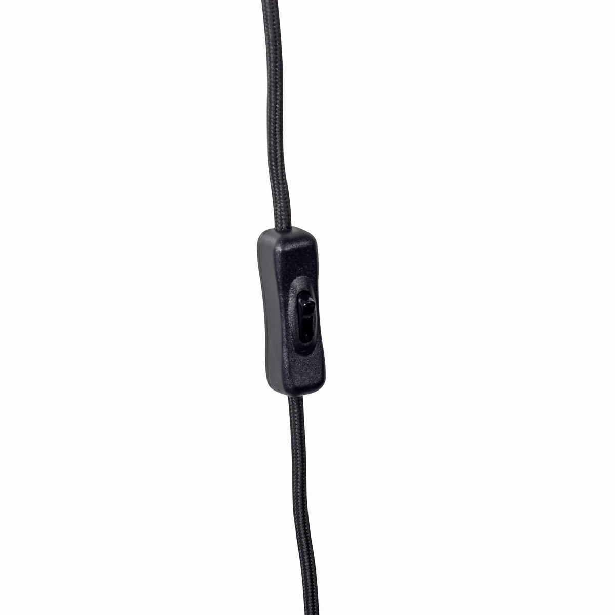 TISCHLEUCHTE 33,5/16/60 cm   - Schwarz, Natur, Glas/Holz (33,5/16/60cm)