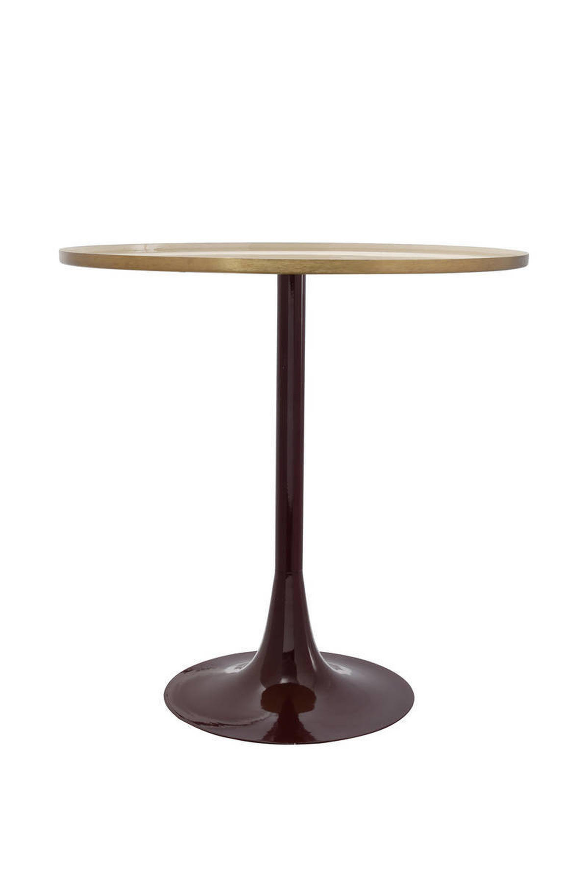 SIDOBORD i metall  - plommon/cremefärgad, Trend, metall (51/52cm) - Kayoom
