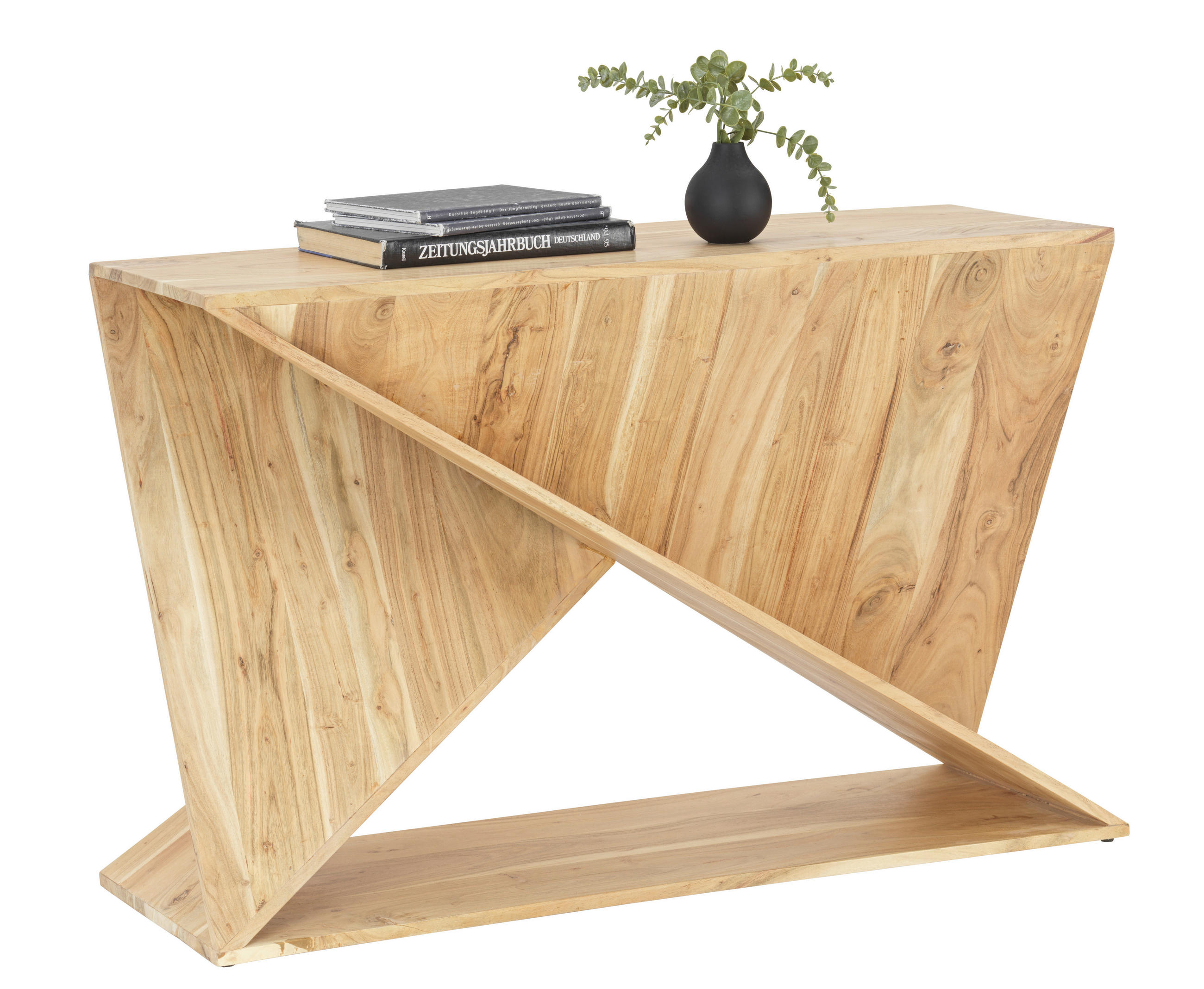 KONSOLBORD i trä 120/40/75 cm    - akaciefärgad, Design, trä (120/40/75cm) - Novel