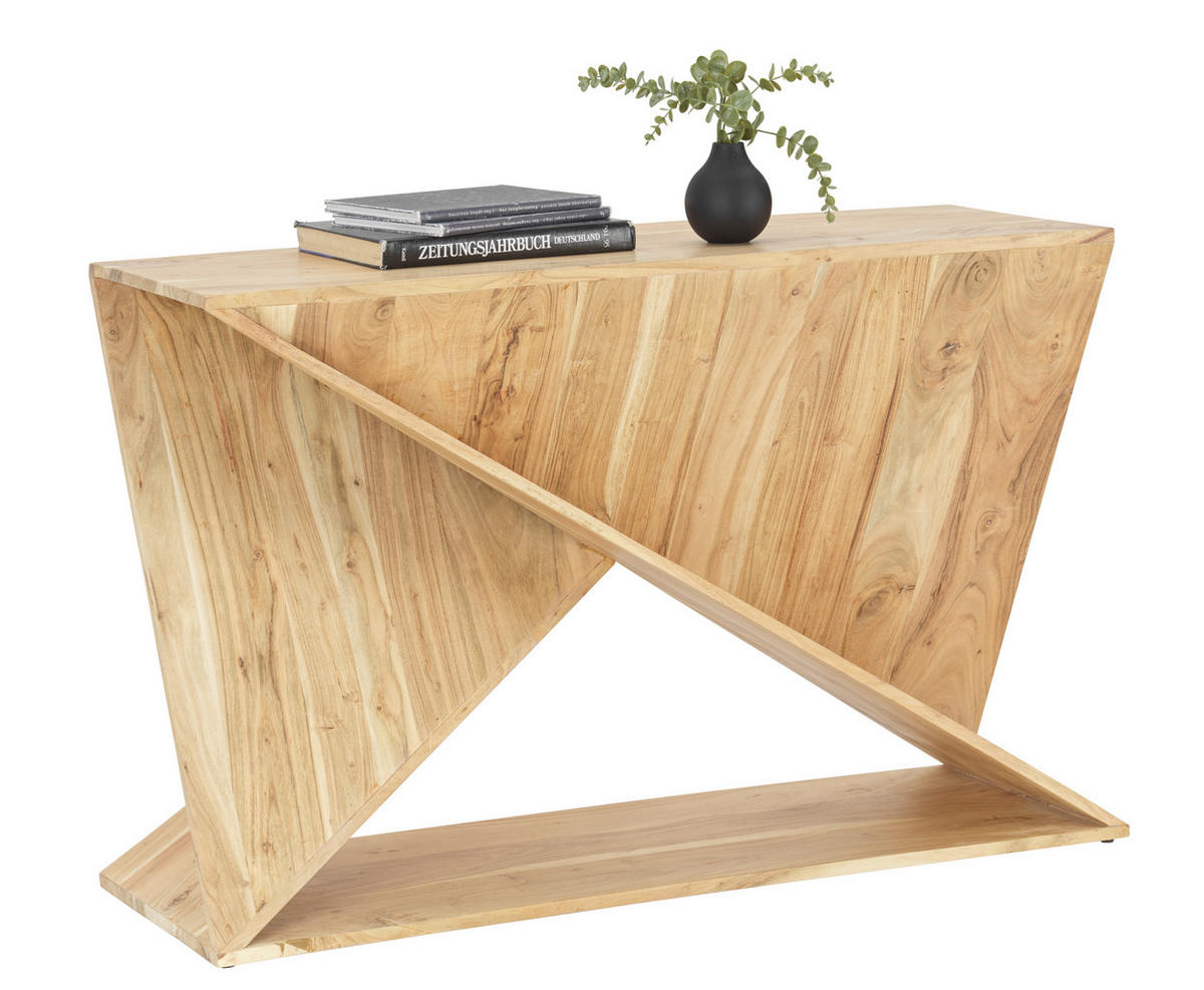 KONSOLBORD i trä 120/40/75 cm    - akaciefärgad, Design, trä (120/40/75cm) - Novel